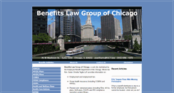 Desktop Screenshot of benefitslawgroupofchicago.com