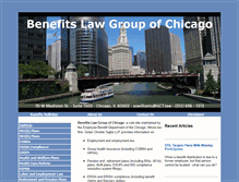 Tablet Screenshot of benefitslawgroupofchicago.com